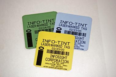 INFO-TINT Colored Metal Tags