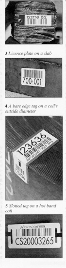 Tags attached to various products