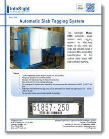 Automatic Slab Tagging System Brochure
