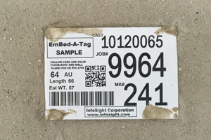 Embed-a-Tag™ Concrete Casting ID Tags