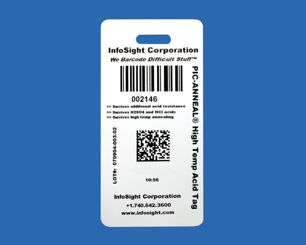 Industrial Metal ID Tags for Galvanizing and Harsh Conditions