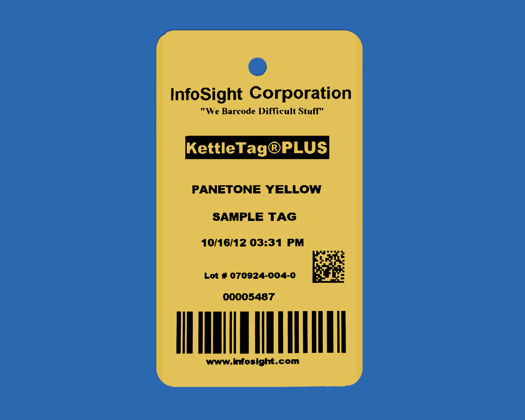 KettleTag® PLUS Galvanizing Tags