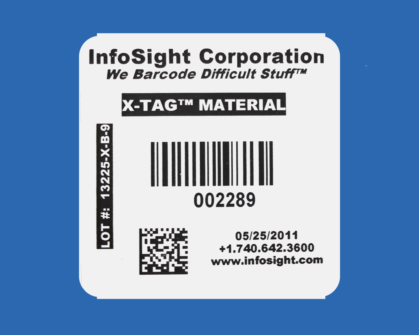 X-Tag™ Metal ID Tag
